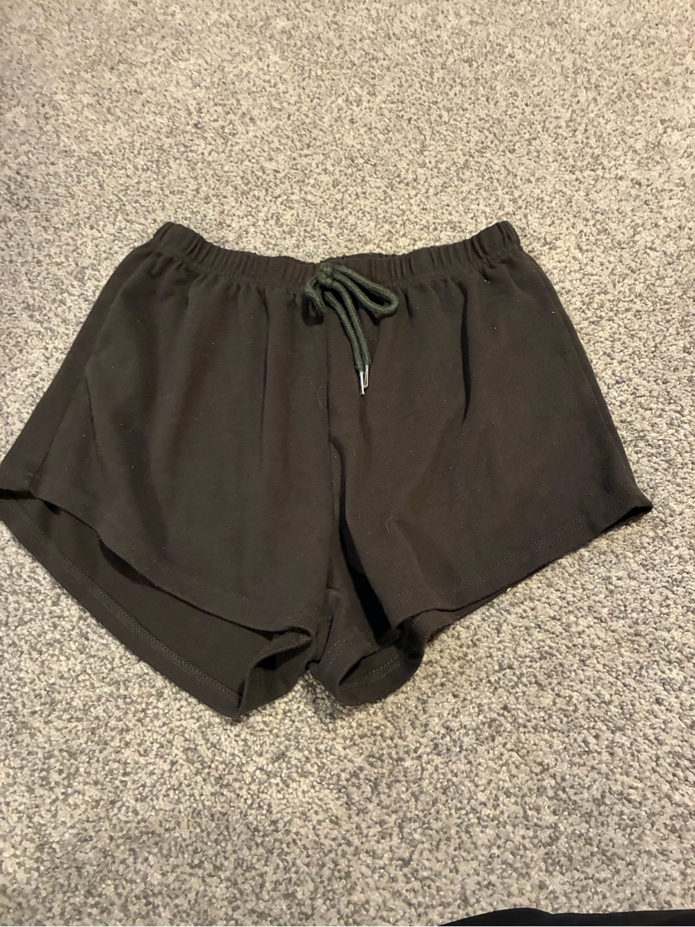 Women’s Black Drawstring Lounge Shorts